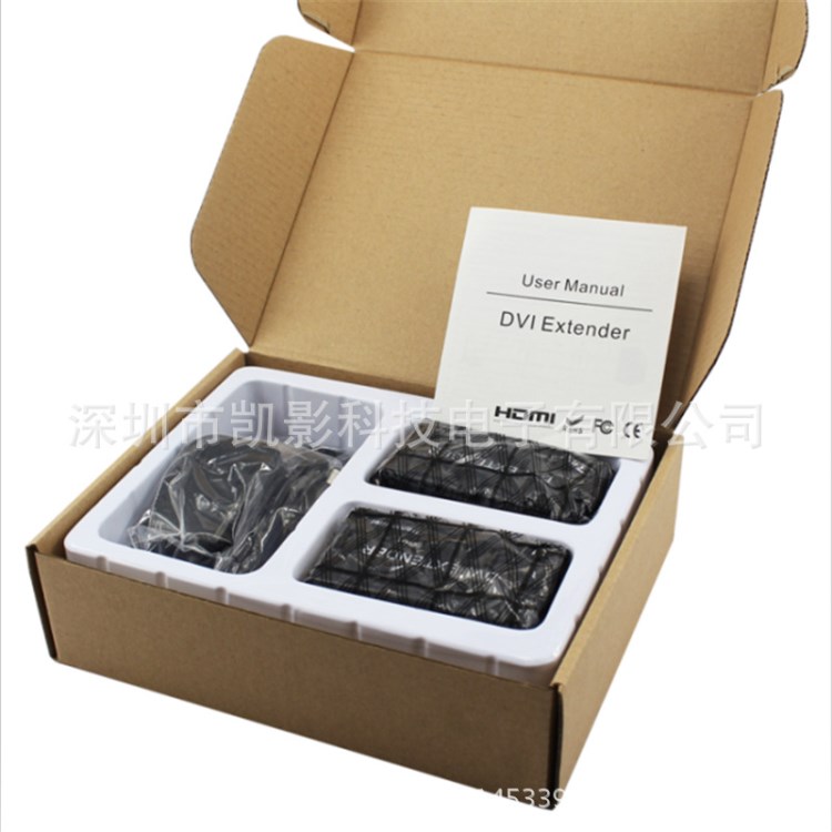 DVI Extender 60m RJ45 UTP DVI高清延長器 60M DVI轉(zhuǎn)RJ45延長器