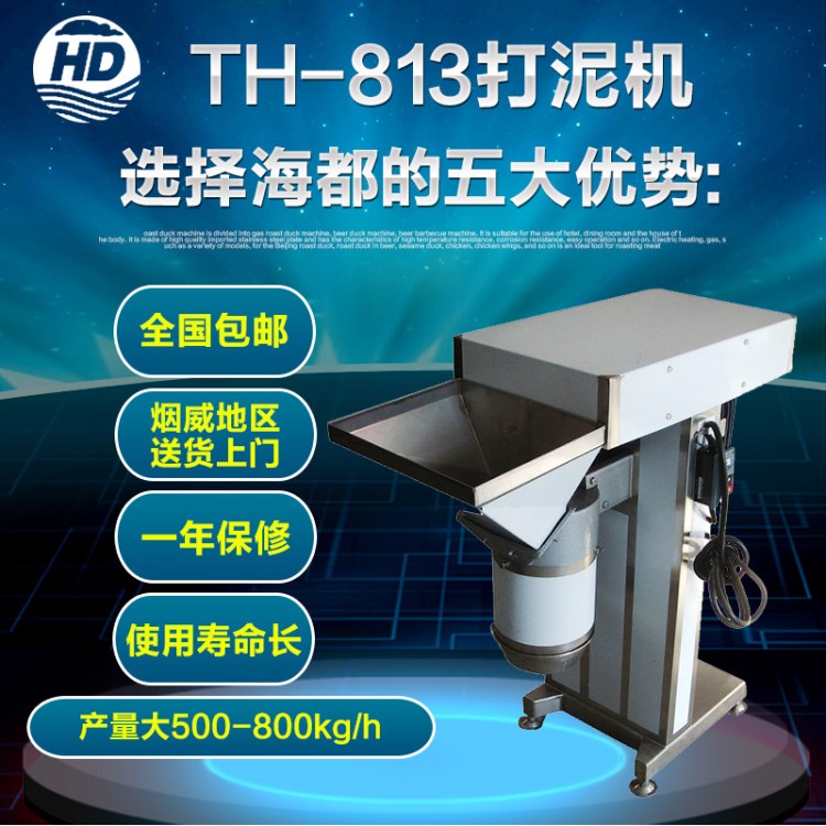 山東廠家 TH-813強力打泥機 切蒜頭機打辣椒機多功能打泥機