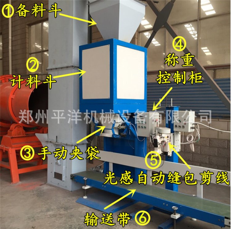 粉料颗粒混合料自动灌装称重包装机|有机肥复混肥料定量包装秤