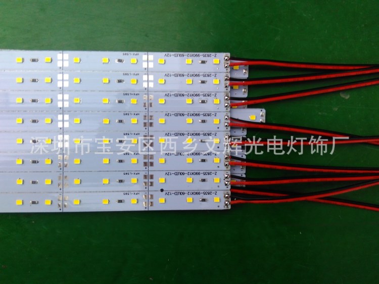 2835硬燈條 珠寶柜臺(tái)燈具 高亮led燈帶 低壓 12Vled硬燈帶