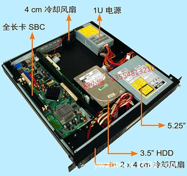 IEI威強(qiáng)1U工控機(jī)機(jī)箱RACK-1150G底板加全長(zhǎng)卡 AT結(jié)構(gòu) 1U服務(wù)器