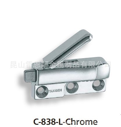 日本原装滝源TAKIGEN窗用插销C-838-L-BROWN/C-838-R-CHROME