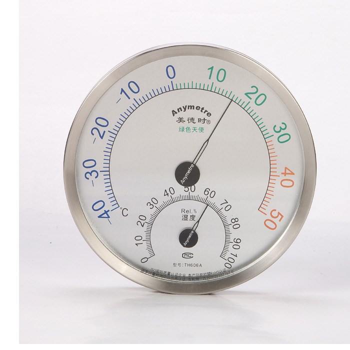 室内温度计 美德时TH606A 温湿度计 高精度 湿度计 德国机芯
