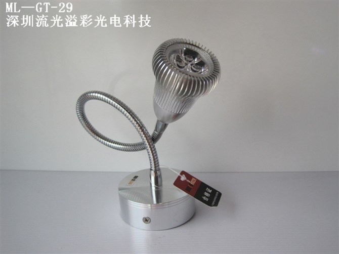 A29保2年1W LED  珠寶柜臺(tái)軟管射燈 汽車閱讀燈可做5V 12V 24V 85