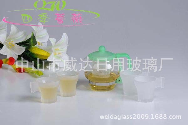 茶具禮品套裝5件套茶具禮品泡茶壺套裝 吉祥壺套裝 耐熱水壺批發(fā)