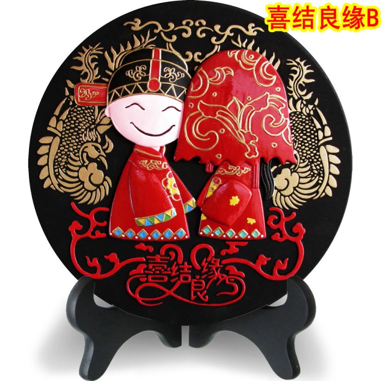 炭雅閣結(jié)婚禮物 婚慶禮品定制批發(fā) 小回禮訂做裝飾品炭雕工藝品