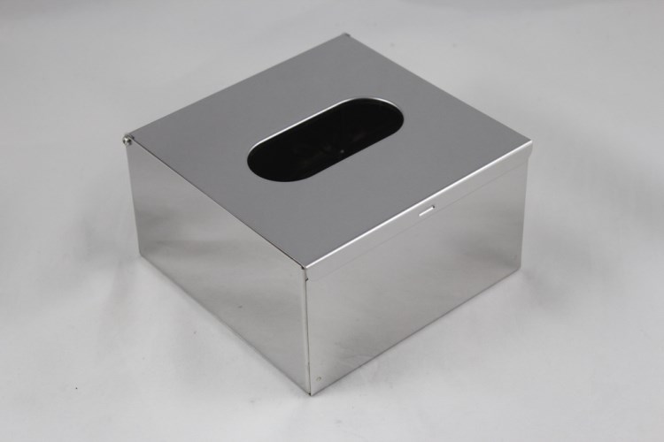 供应抽取式桌面正方形不锈钢纸巾盒,手纸抽,纸巾抽-两用