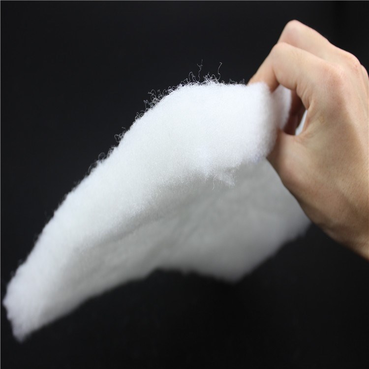 厂家直销聚酯纤维高弹吸音棉网状成型热风针刺工艺吸音防火棉