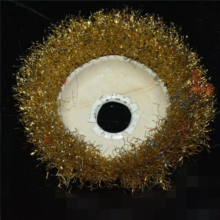 碗型鋼絲輪/鋼絲球/除銹球/加厚鋼絲輪不銹鋼125mm孔徑16-16.5