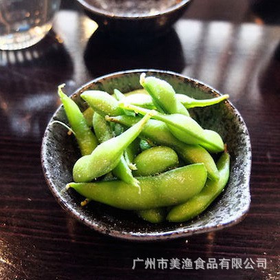 即食盐味毛豆日本枝豆八成熟绿色蔬菜下酒菜料理餐厅食材 500g/包