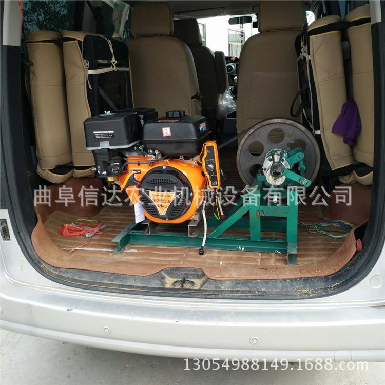 箱式暗倉 單杠汽油機棒棒機新款10用膨化果機車載