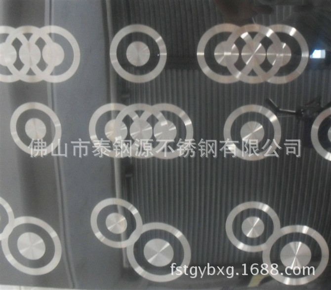 不銹鋼鐳射衛(wèi)浴彩板櫥柜花板泰鋼源彩色不銹鋼鐳射板加工T-LS071