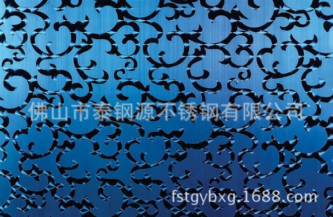 不銹鋼鐳射衛(wèi)浴彩板櫥柜花板泰鋼源彩色不銹鋼鐳射板加工T-LS013