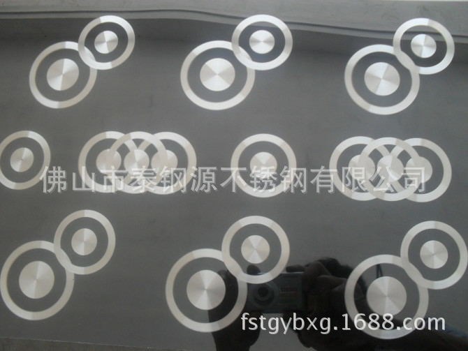 不銹鋼鐳射衛浴彩板櫥柜花板泰鋼源彩色不銹鋼鐳射板加工T-LS061