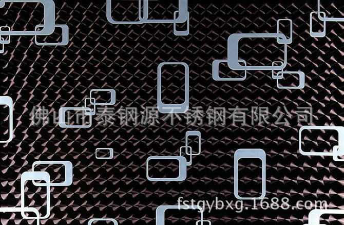 不銹鋼鐳射衛(wèi)浴彩板櫥柜花板泰鋼源彩色不銹鋼鐳射板加工T-LS023