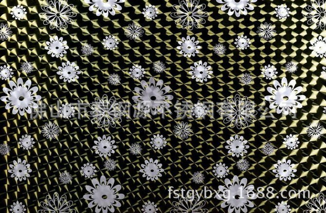 不銹鋼鐳射衛浴彩板櫥柜花板泰鋼源彩色不銹鋼鐳射板加工T-LS025