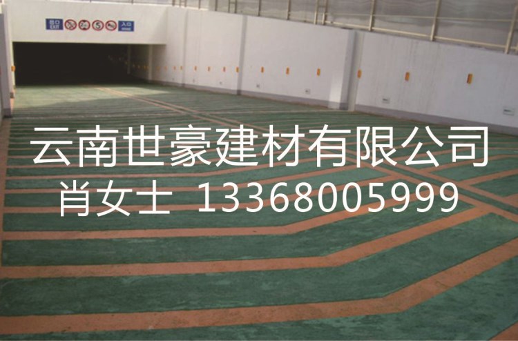 重慶云南停車場無震動止滑坡道包料包工環氧樹脂地坪漆施工地坪漆