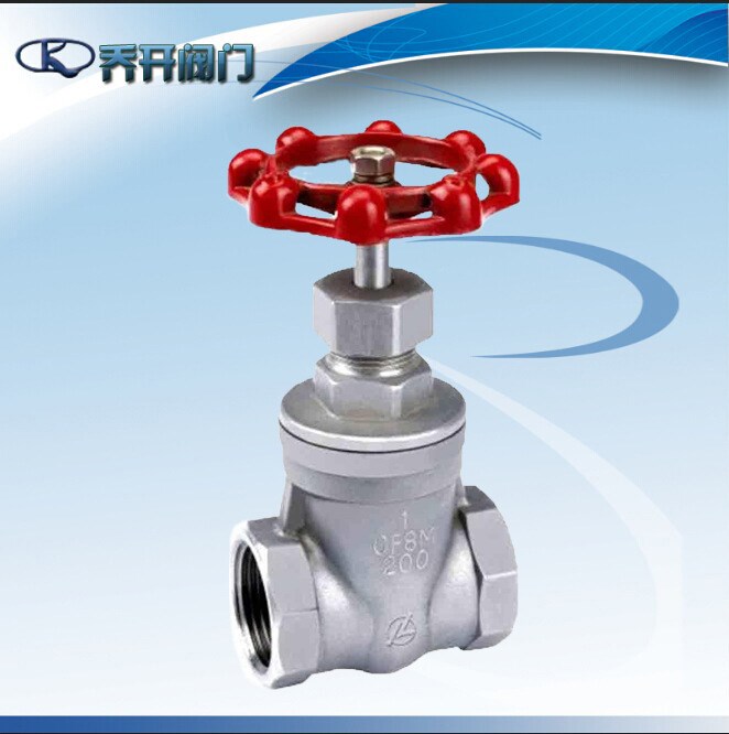 厂家直销 不锈钢丝扣内螺纹闸阀 不锈钢电动闸阀 软密封高温闸阀