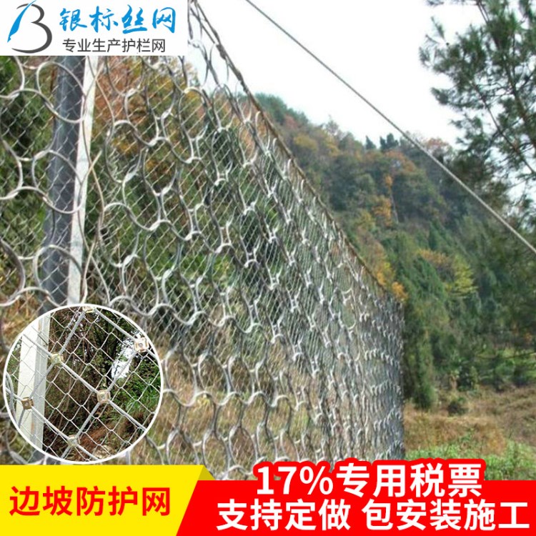 批發(fā)公路山體邊坡菱形防護網(wǎng) sns柔性主動被動護欄網(wǎng)