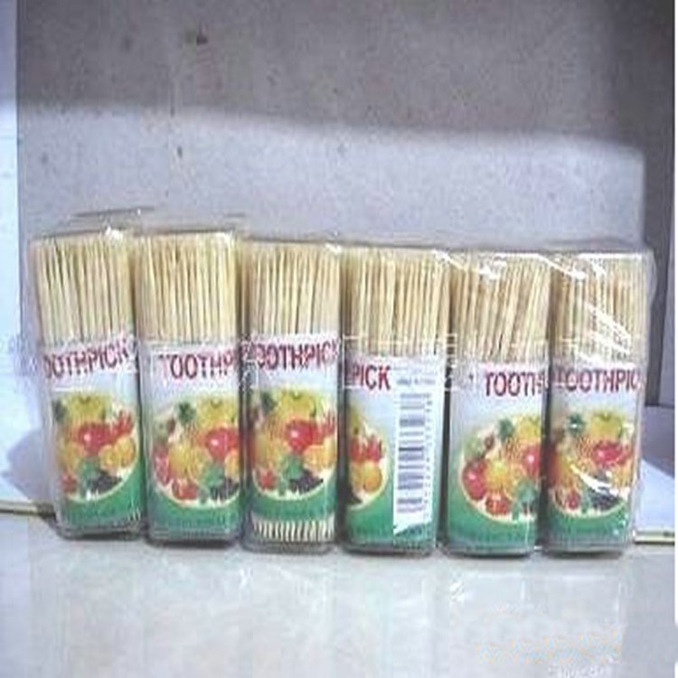 創意環保酒店餐廳家用竹牙簽 便攜袋裝竹制牙簽廠家批發定制