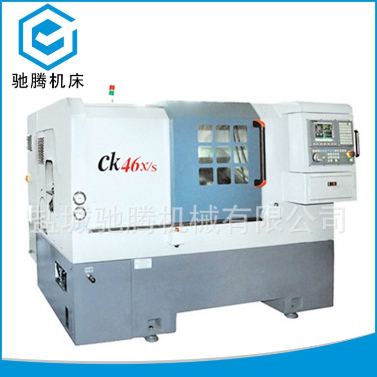 適用于五金衛(wèi)浴配件加工 ck46多邊切削斜軌車銑復(fù)合數(shù)控車床