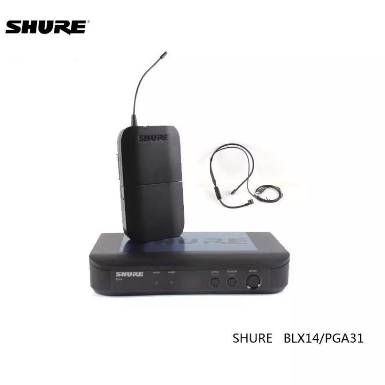 Shure/舒爾 BLX14/PGA31 一拖一無線頭戴麥克風(fēng) 耳掛式話筒