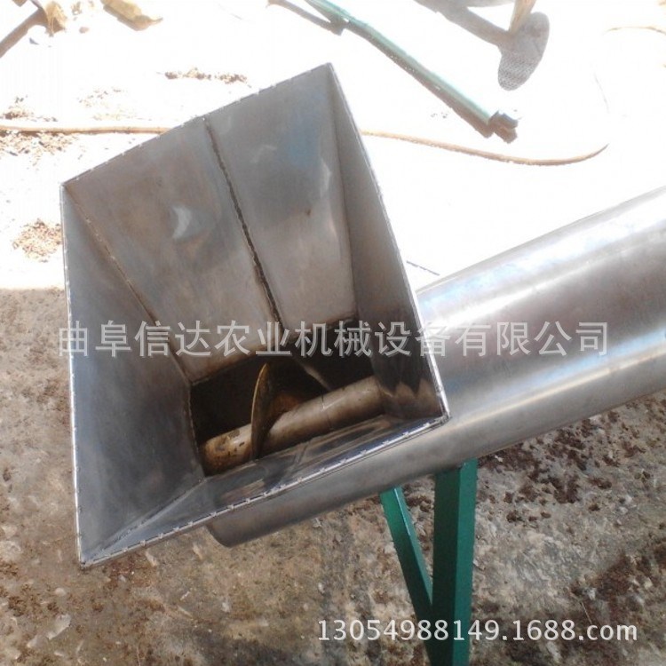 輸送沙子專用螺旋上料機 信達報價  小型垂直螺旋輸送機圖片
