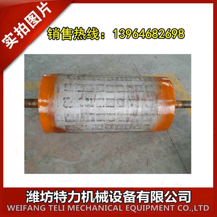 供濰坊臨朐強磁磁選滾筒 磁選機6000高斯 管道式粉料除鐵器