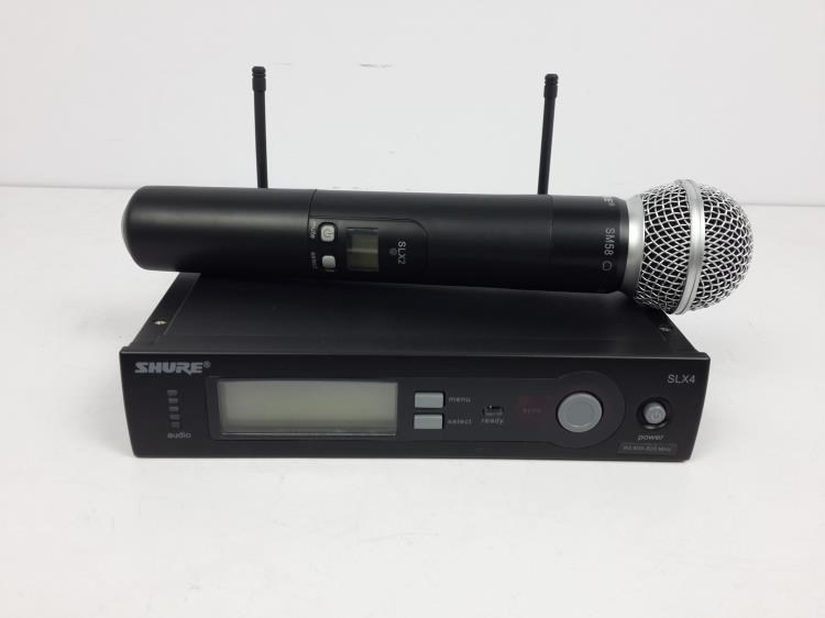 Shure/舒爾 SLX24/SM58一拖一舞臺演出婚慶無線話筒 領夾胸麥