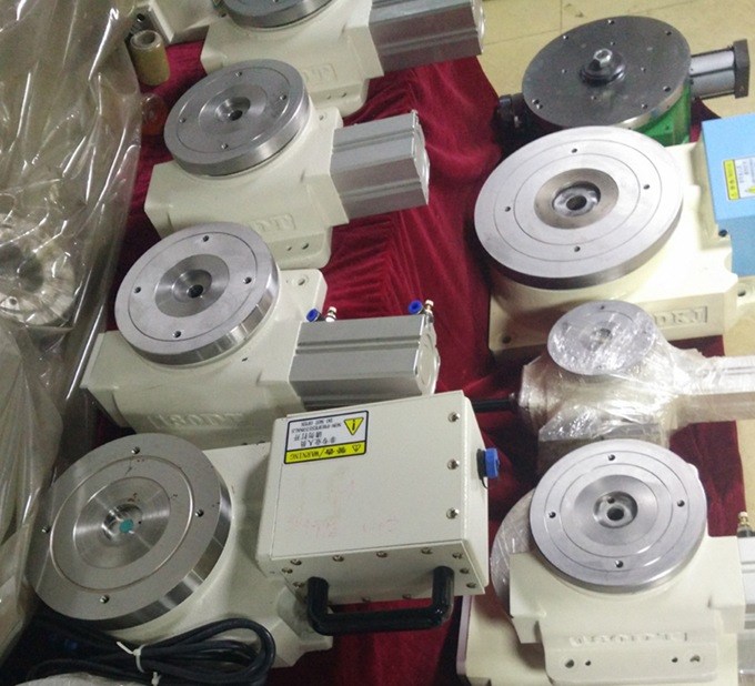 气动分度盘带铝盘 小型产品精密分割定位加工系统 旋转分度盘厂家