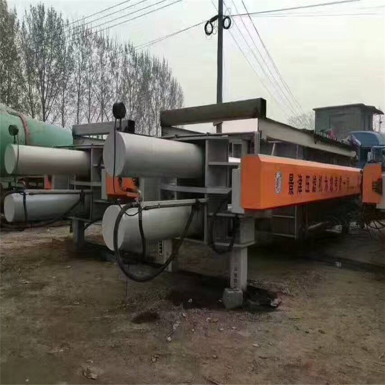 低價轉讓二手250平方自動拉板、翻板隔膜過濾機