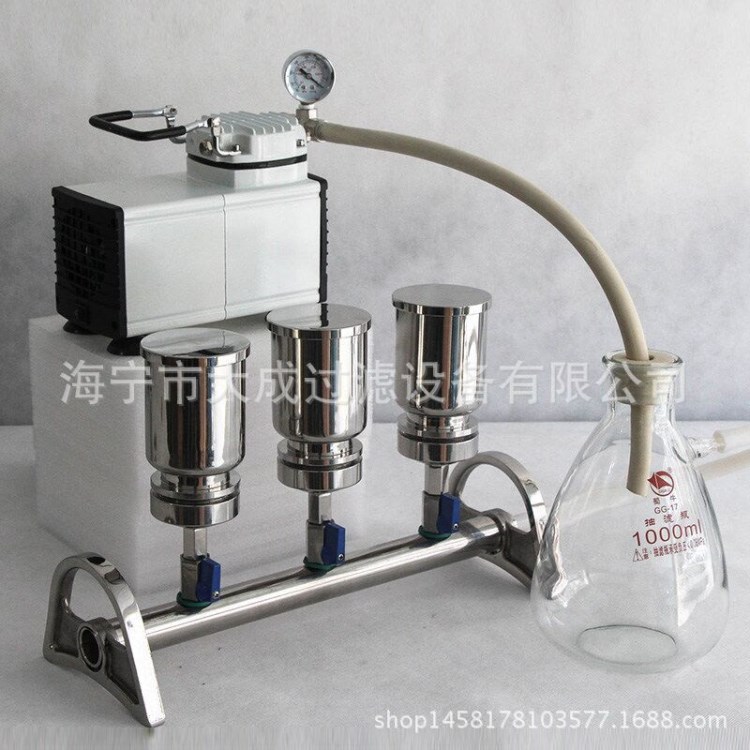 不銹鋼無菌檢查薄膜過濾器三聯(lián)帶泵 空氣過濾器杯式過濾器包郵