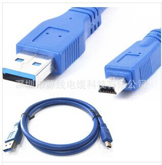 現(xiàn)貨USB3.0數(shù)據(jù)線 USB 3.0A公對(duì)mini 10 Pin AM-MINI 10P 銅