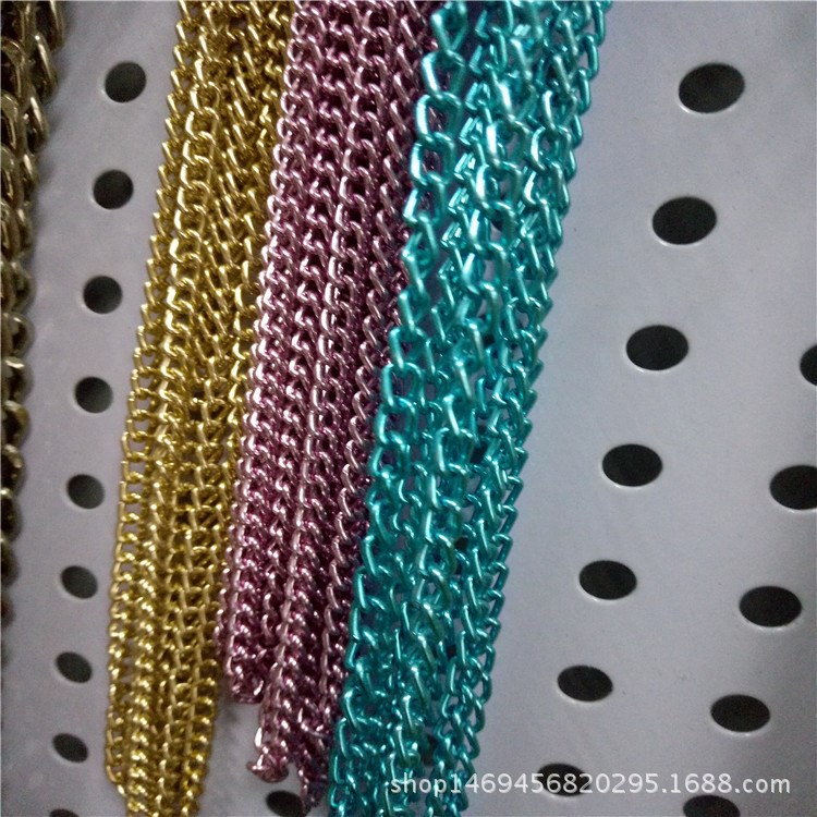 廠家直銷飾品鏈條 五金鏈條 韓國鏈條鋁鏈  銅鏈條飾品加工