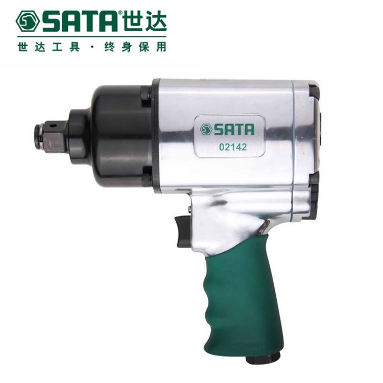 SATA世达工具3/4&quot;气动大扭力冲击扳手02142工业级风炮气动扳手