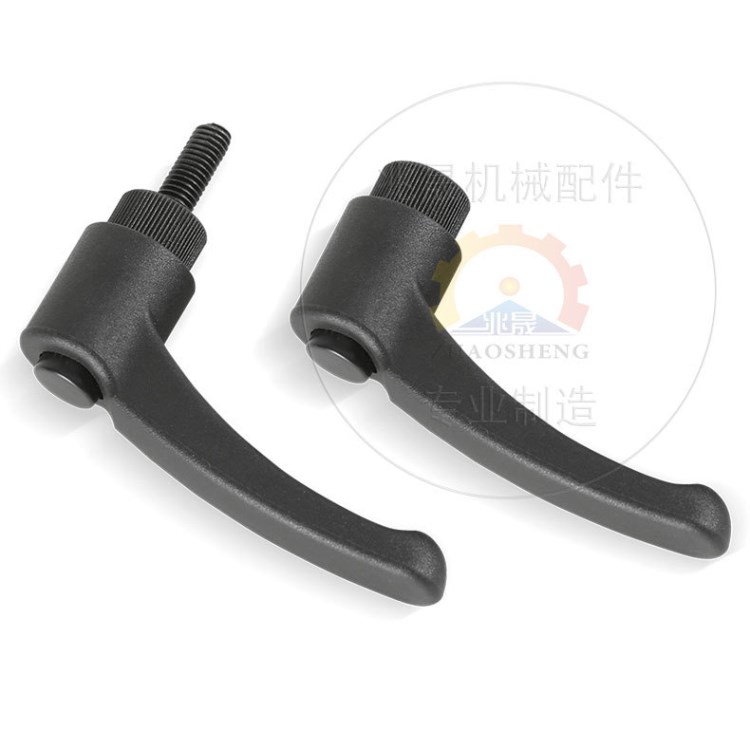 兆晟ZS.100106尼龍萬向手柄可調(diào)位緊定手柄鎖緊手柄7字型把手