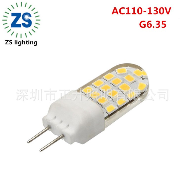 G6.35 GY6.35 3W调光 110V 32SMD2835 陶瓷+硅胶