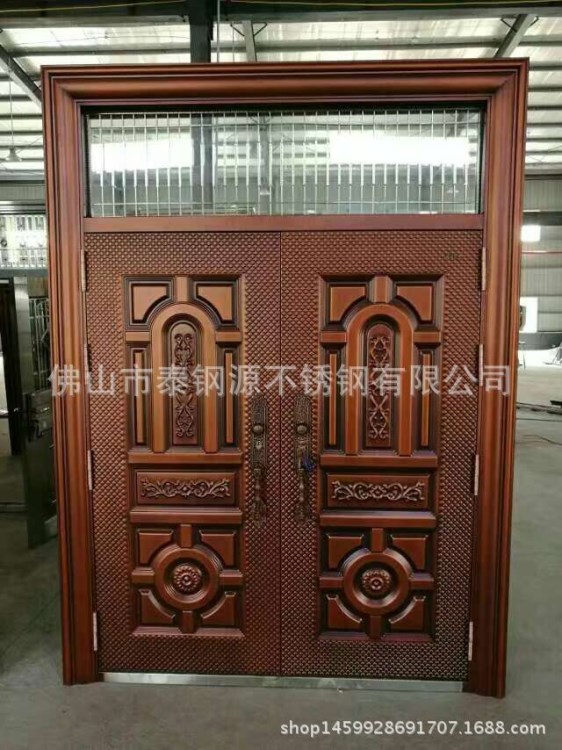 壓花不銹鋼門板拉絲鈦金不銹鋼門花鏡面玫瑰金不銹鋼壓門花