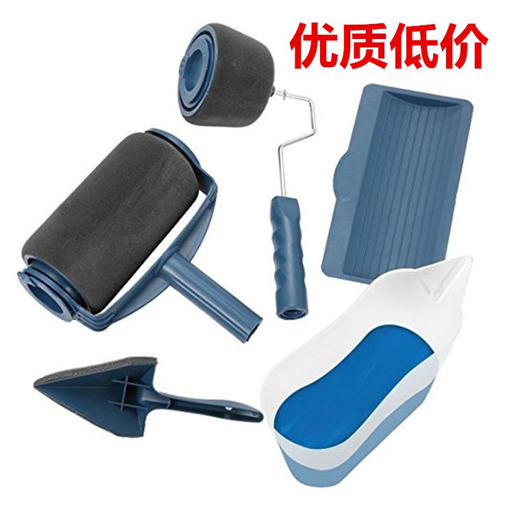 廠家直銷多功能油漆刷滾筒刷滾輪刷pintar facil 油漆刷 5件套