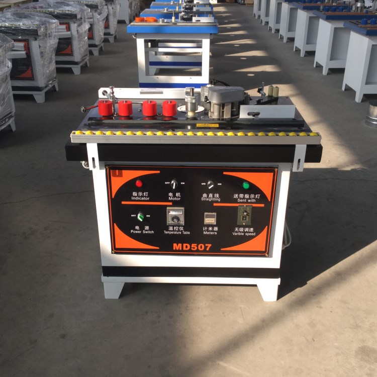 手動封邊機 小型雙面涂膠木工機械小型曲直線封邊機半自動封邊機