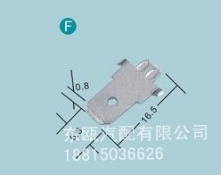 DJ6112-B6.3B/6.3插片/銅端子/接插件端子 線路板端子