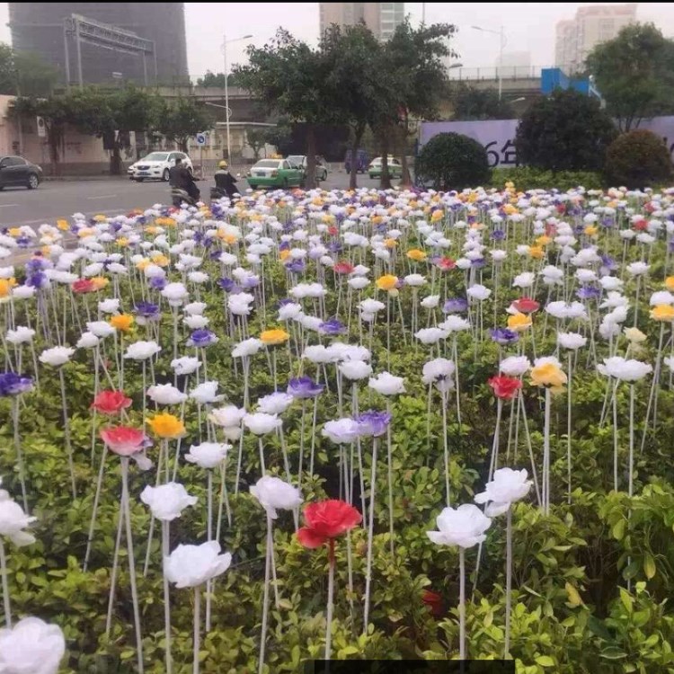 供应小区玫瑰花海 LED防水玫瑰花海灯 玫瑰花海出口