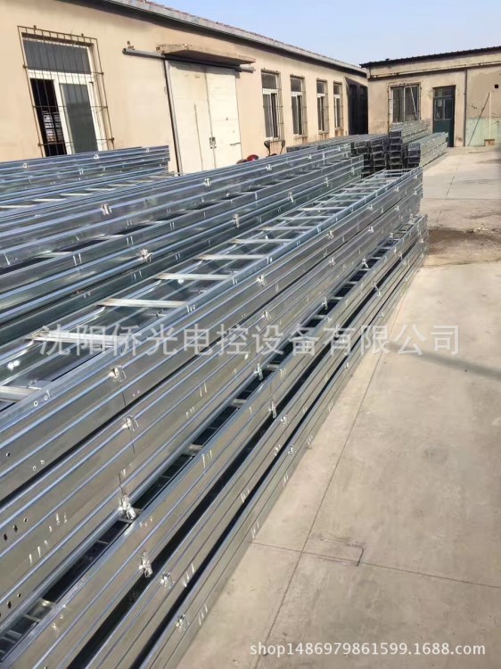 僑光 廠家定做 大跨距鍍鋅橋架 T型橋架 電纜線槽 弱電 鐵橋架