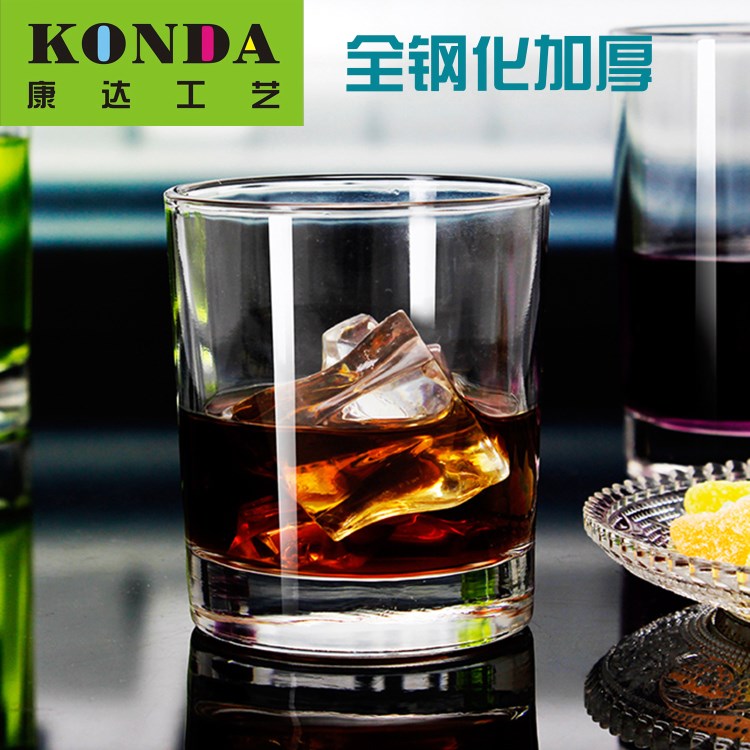 廠家 190ML全鋼化直身玻璃杯  餐飲消毒專用杯子 酒店KTV用品