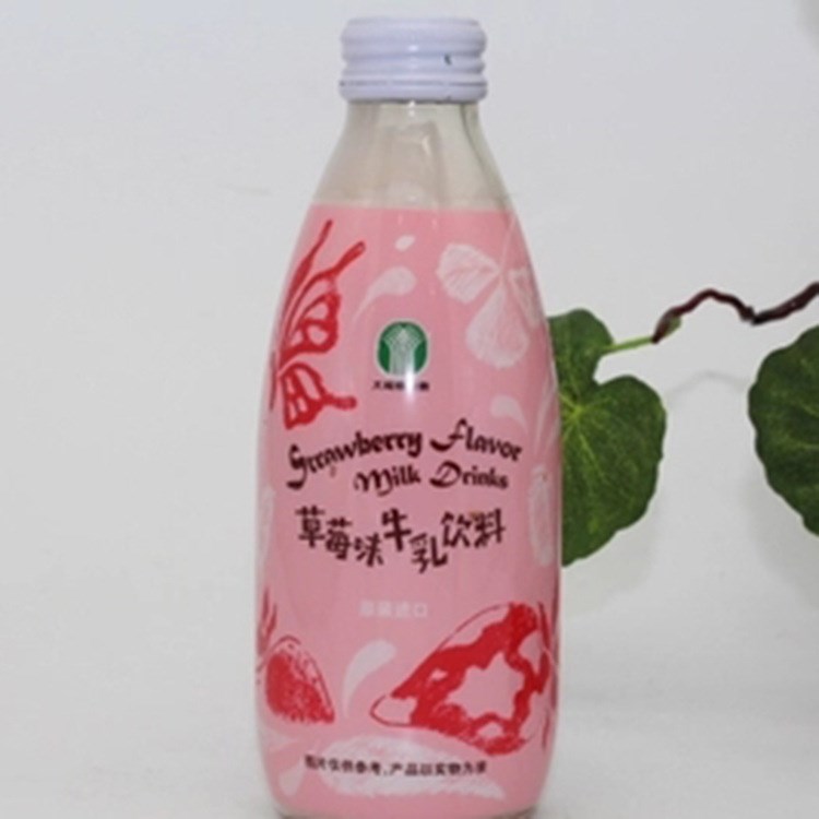 臺(tái)灣大城鄉(xiāng)農(nóng)會(huì)牛乳飲料250ml 草莓味牛乳飲料 可批發(fā)