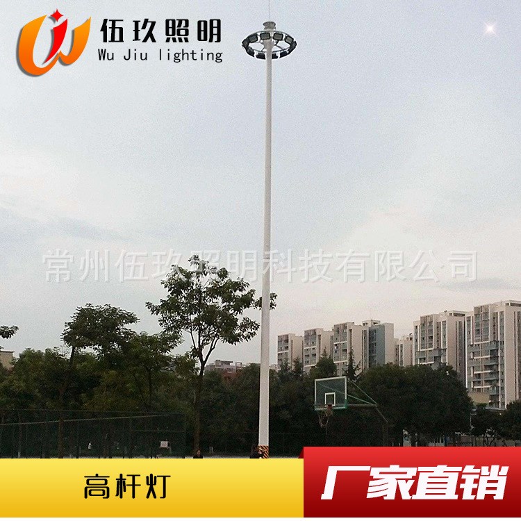廠家直銷LED中高桿路燈 足球廣場碼頭照明燈 車站戶外高桿燈