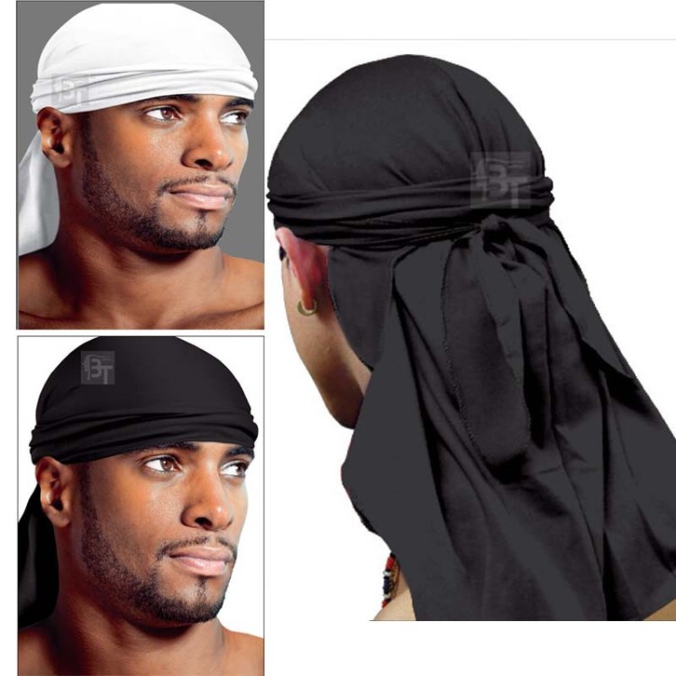 歐美流行長款彈性包頭帽 長尾帽 Spandex King&rsquo;S Durag