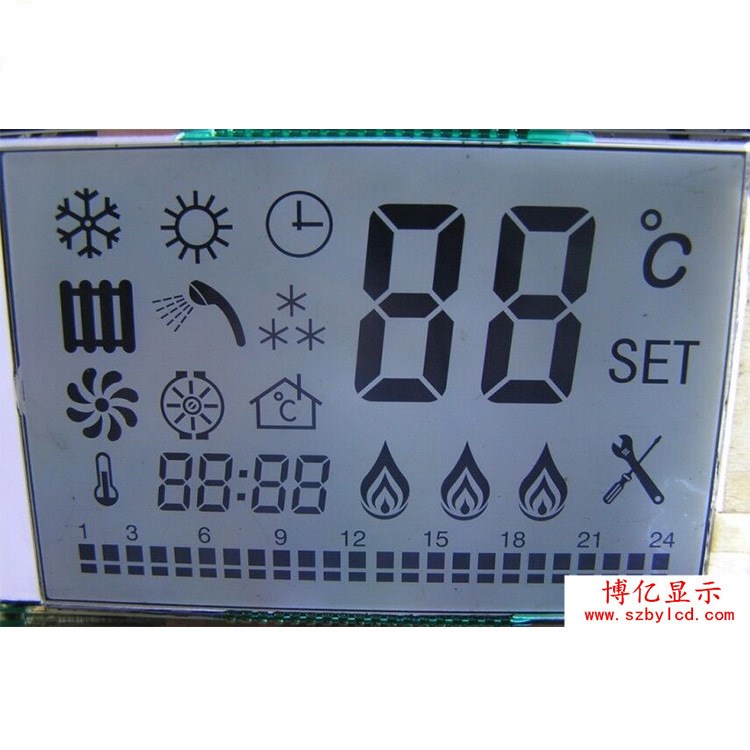 批發(fā)訂制 白底黑字小家電用液晶LCD 黑白液晶屏 打樣快 交期短