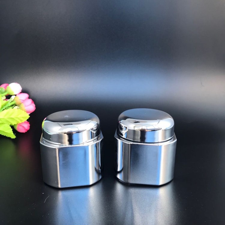 現(xiàn)貨供應(yīng)爆款星空面膜瓶電鍍銀瓶50G膏霜瓶睡眠面膜瓶撕拉面膜瓶