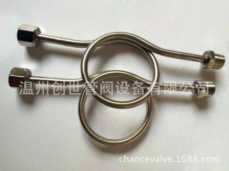 供應304壓力表彎管 壓力表緩沖管 冷凝彎